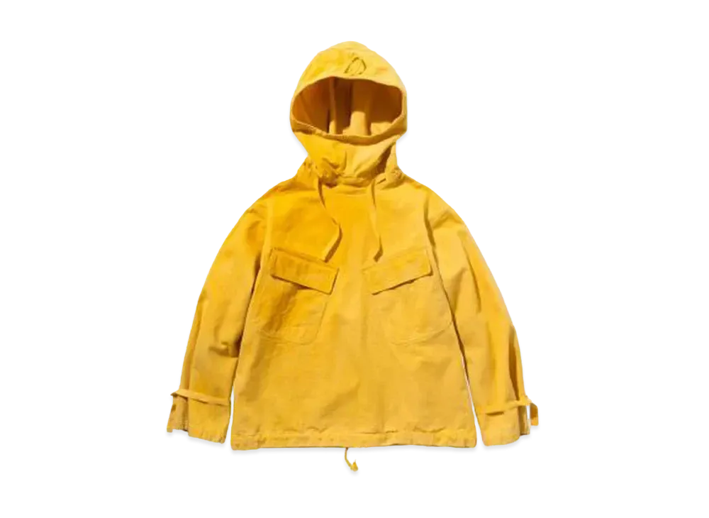 THE REAL McCOY'S USN SALVAGE SMOCK PARKA (OVER-DYED) "Yellow"