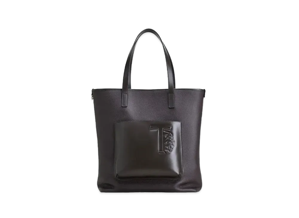 TOD'S Leather Shopping Bag Medium "Brown"