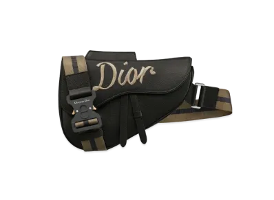 Dior Saddle Bag Grained Calfskin "Black"