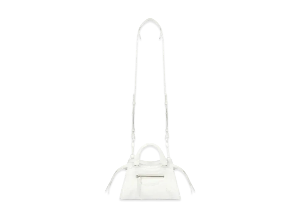 BALENCIAGA Women's Neo Classic Mini Top Handle Bag "White"
