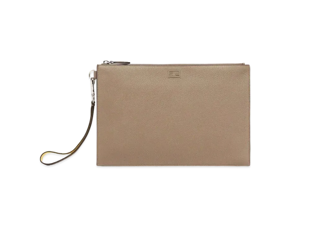 FENDI Flat Slim Clutch Leather "Multicolor"