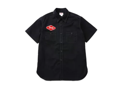 THE REAL McCOY'S BUCO CLUB SHIRT S/S / ENGINEERS "Black"