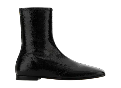 Valentino Garavani Black Leather Vlogo Signature Boots "Black"