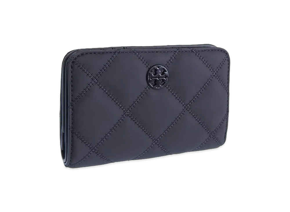 TORY BURCH Willa Matte Medium Wallet "Black"
