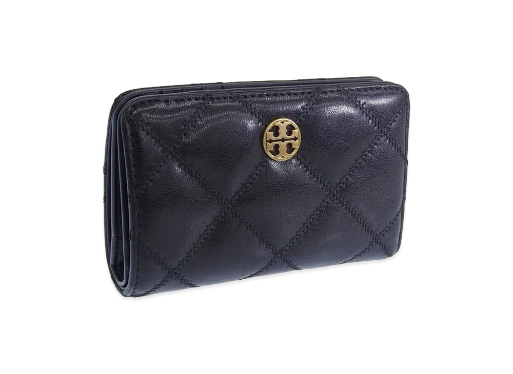 TORY BURCH Willa Matte Medium Wallet "Black"