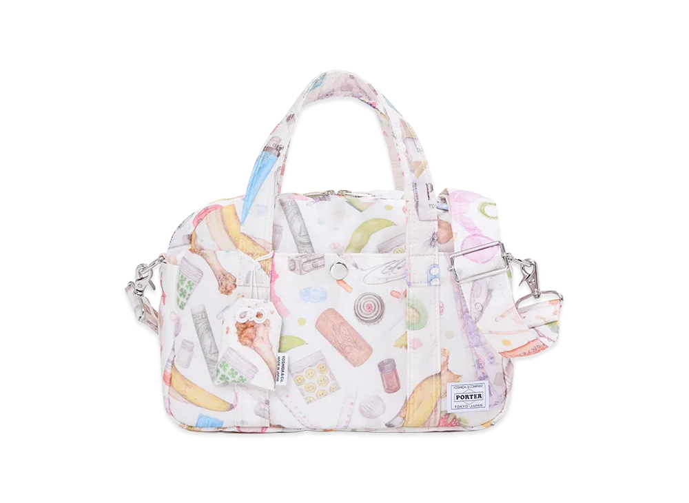 PORTER x Aurel Schmidt 2Way Madison Bag "White"