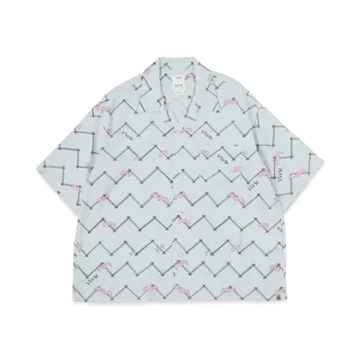 visvim Copa Shirt S/S Bats "Blue"