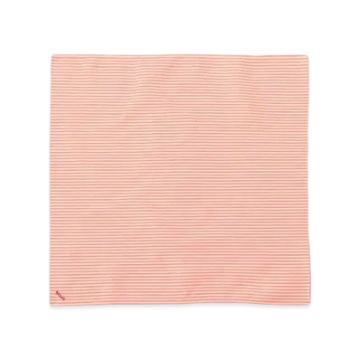 BEAMS Tetoron Cotton Striped Handkerchief "Orange"