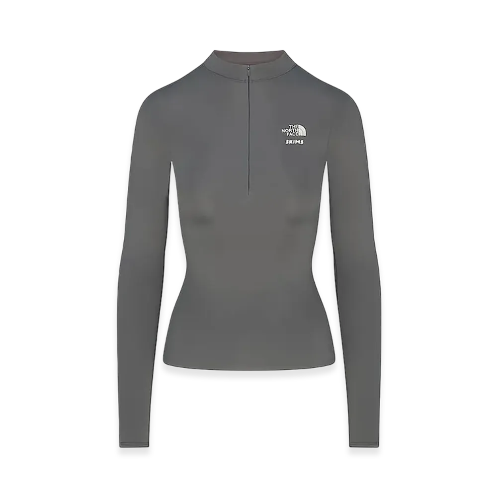 The North Face x SKIMS Women's Refina Long-Sleeve Top "SK Gunmetal"