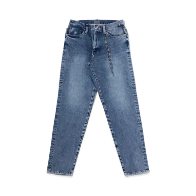 mastermind WORLD Slim Tapered 2 Way Stretched Denim Pants "Indigo"