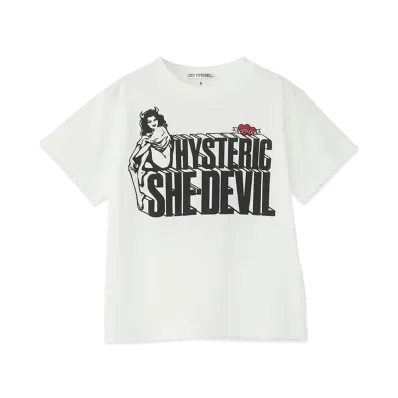 HYSTERIC GLAMOUR Sea Devil T-Shirt "White"
