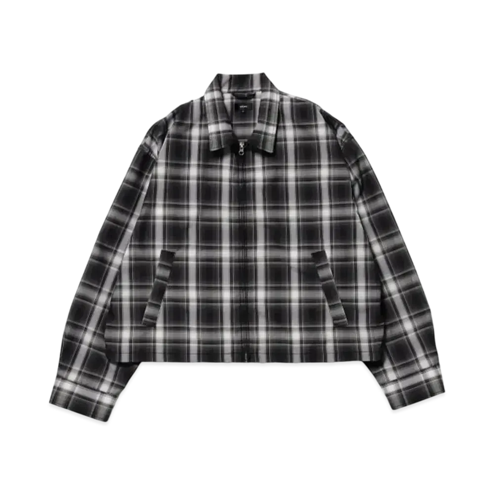 BEAMS Short Check Blouson "Black"