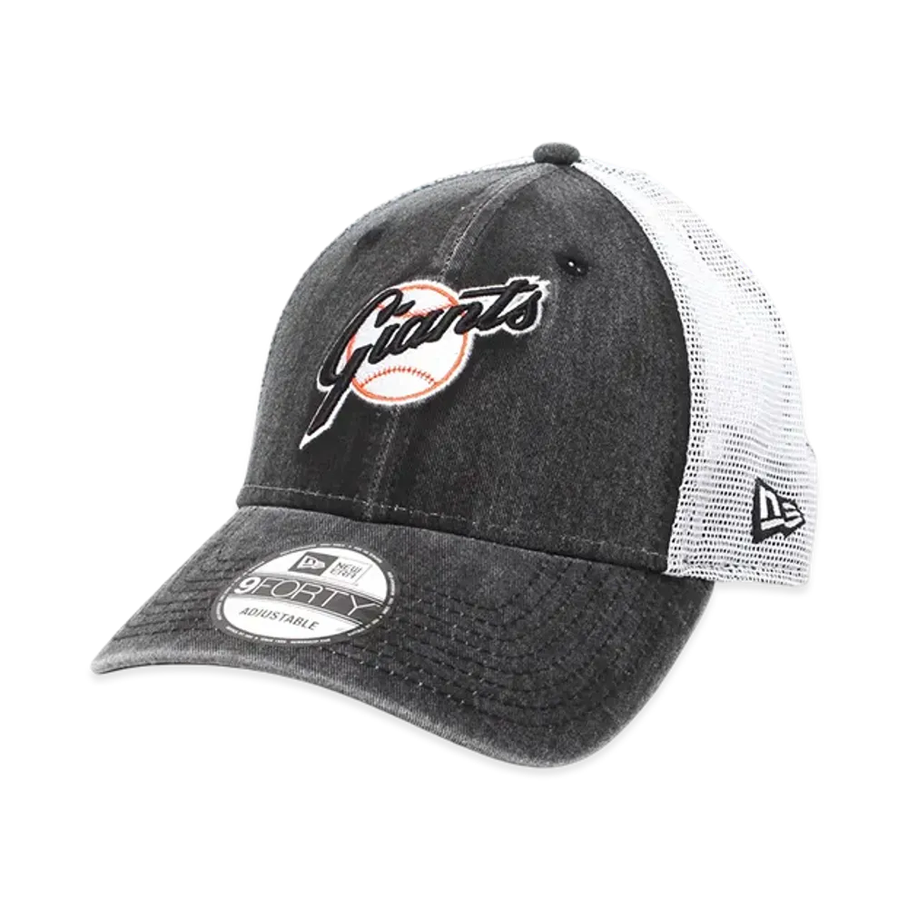 NEW ERA MLB Cooperstown Trucker 9Forty Collection San Francisco Giants "Black"