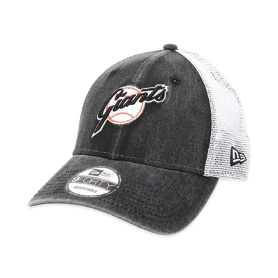 NEW ERA MLB Cooperstown Trucker 9Forty Collection San Francisco Giants "Black"
