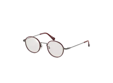 Yohji Yamamoto Y's EYEWEAR A "Red/Brush Gunmetal"