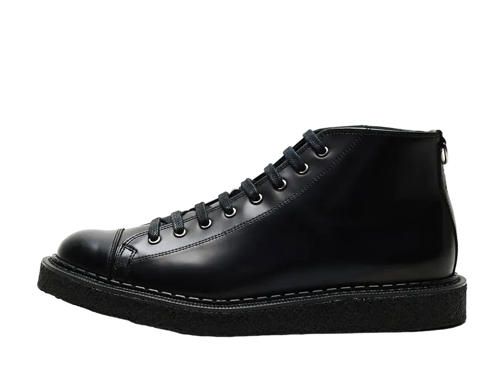 GEORGE COX Monkey Boots Single Crepe Sole "Black" Modified Leather 15083
