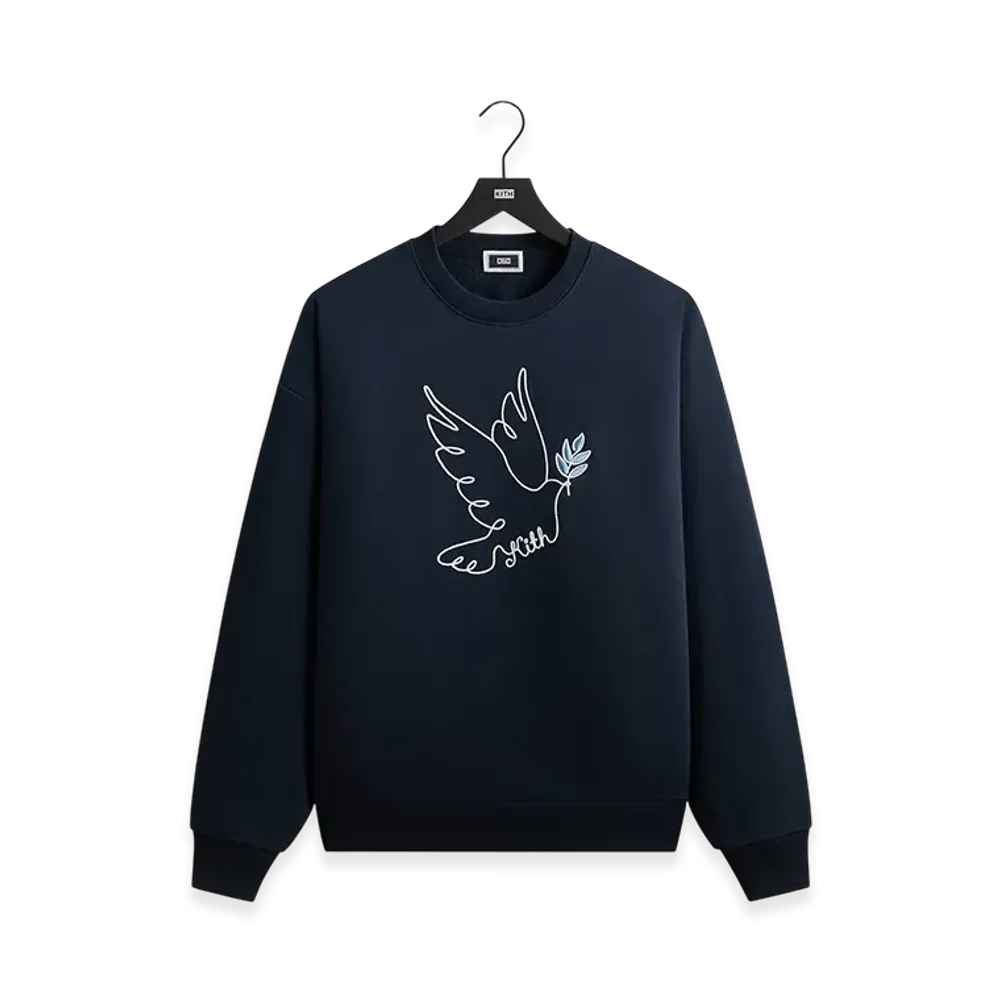 Kith Hanukkah Dove Nelson Crewneck "Nocturnal"
