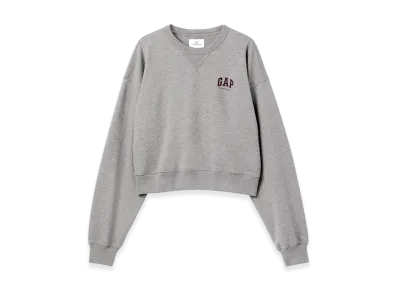 Gap x Victoria Beckham Women's French Terry Sweatshirt "Heather Gray"