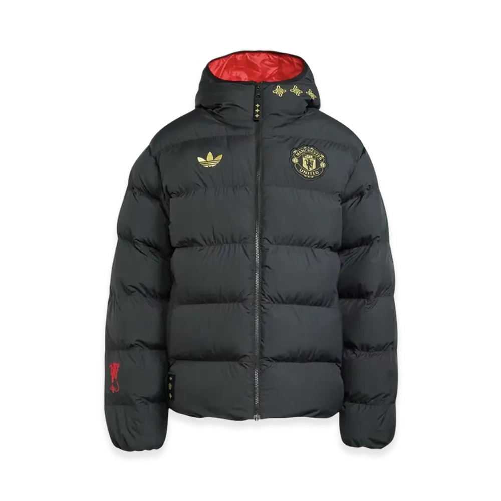 adidas Manchester United Cultural Story Padded Jacket "Black"