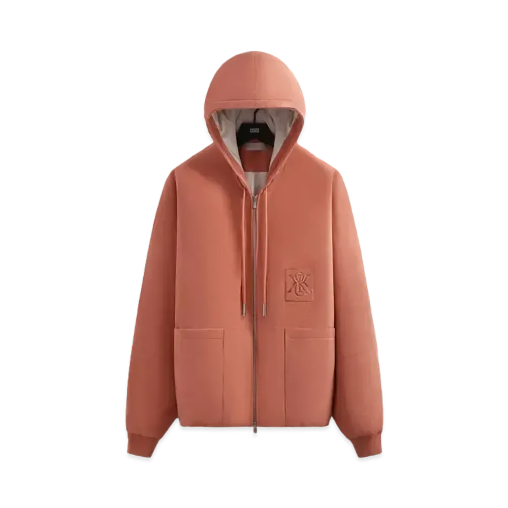 Kith Puffed Suede Jaysen Hoodie "Coho"