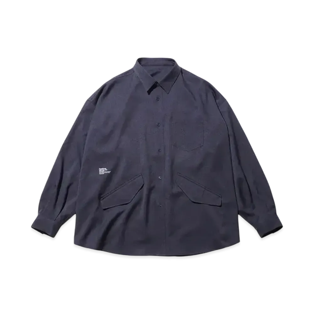 FreshService Wooly Twill Tech Shirt "Navy"