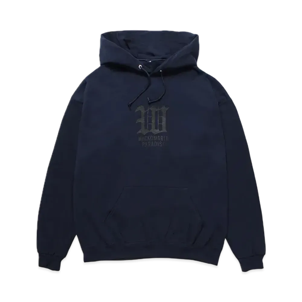WACKO MARIA Hooded Sweat Shirt "Navy"