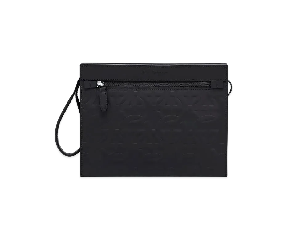 Salvatore Ferragamo Clutch Bag "Black"