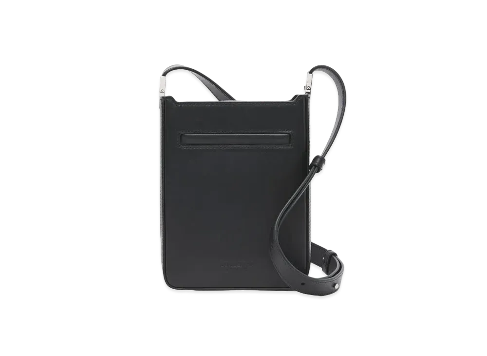 Burberry Mini Leather Olympia Cross Body Tote "Black"