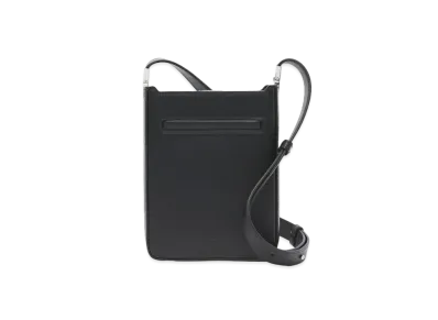 Burberry Mini Leather Olympia Cross Body Tote "Black"