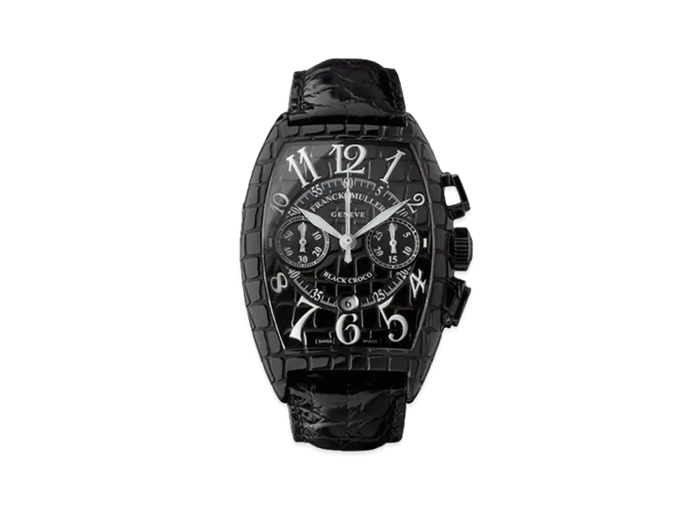 FRANCK MULLER Black Croco Chronograph