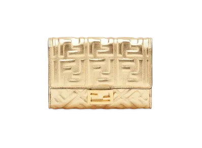 FENDI Leather Wallet "Gold"