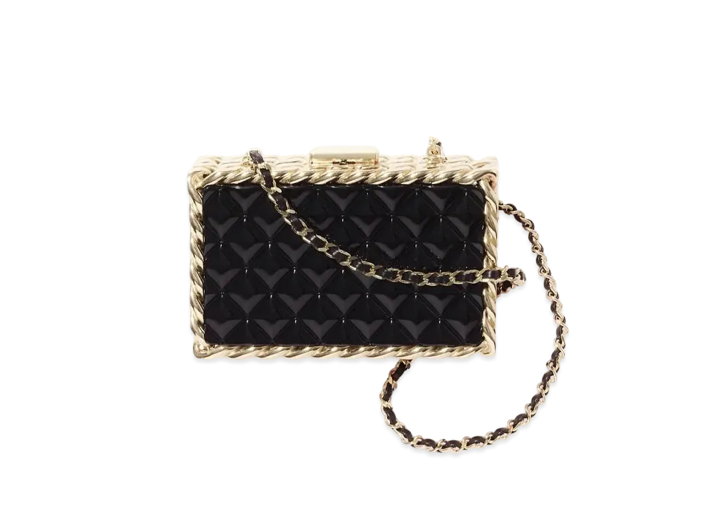 CHANEL Mini Evening Bag Pluxi "Black"