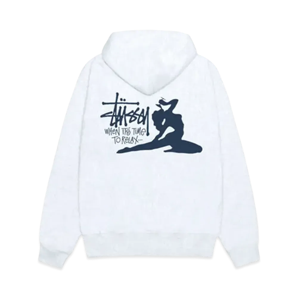 Stussy Relax Hoodie "Ash Heather"