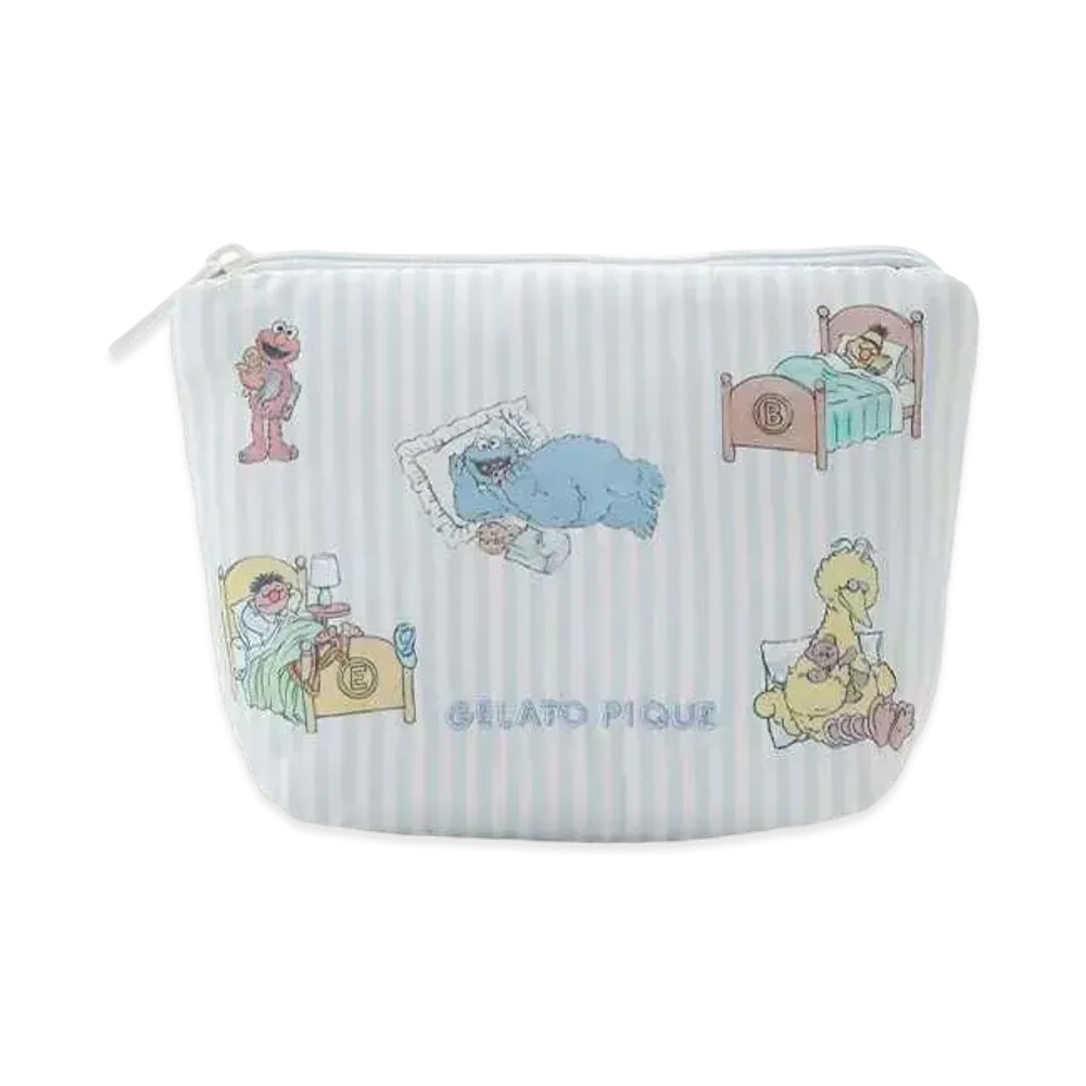 GELATO PIQUE x Sesame Street Tissue Pouch "Blue"