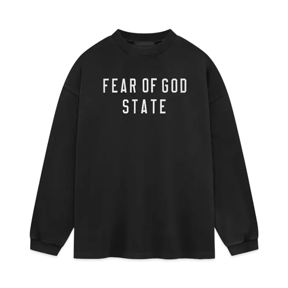FEAR OF GOD Essentials Heavy Longsleeve Tee "Black" 125BT242010F