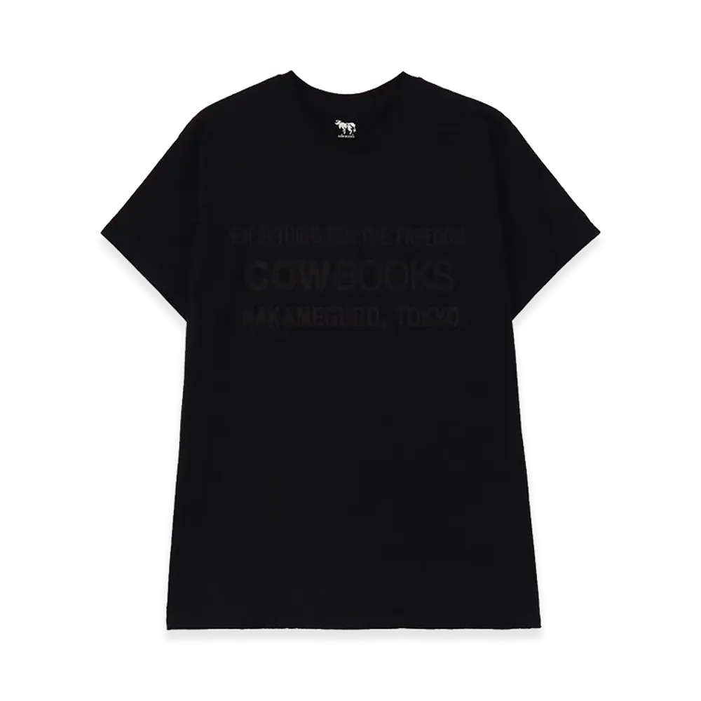 WILDSIDE YOHJI YAMAMOTO x COW BOOKS Short Sleeve T-shirts "Black"