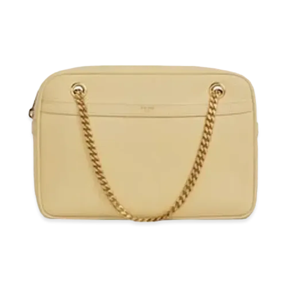 CELINE Small Patapans in Smooth Lambskin "Papyrus"