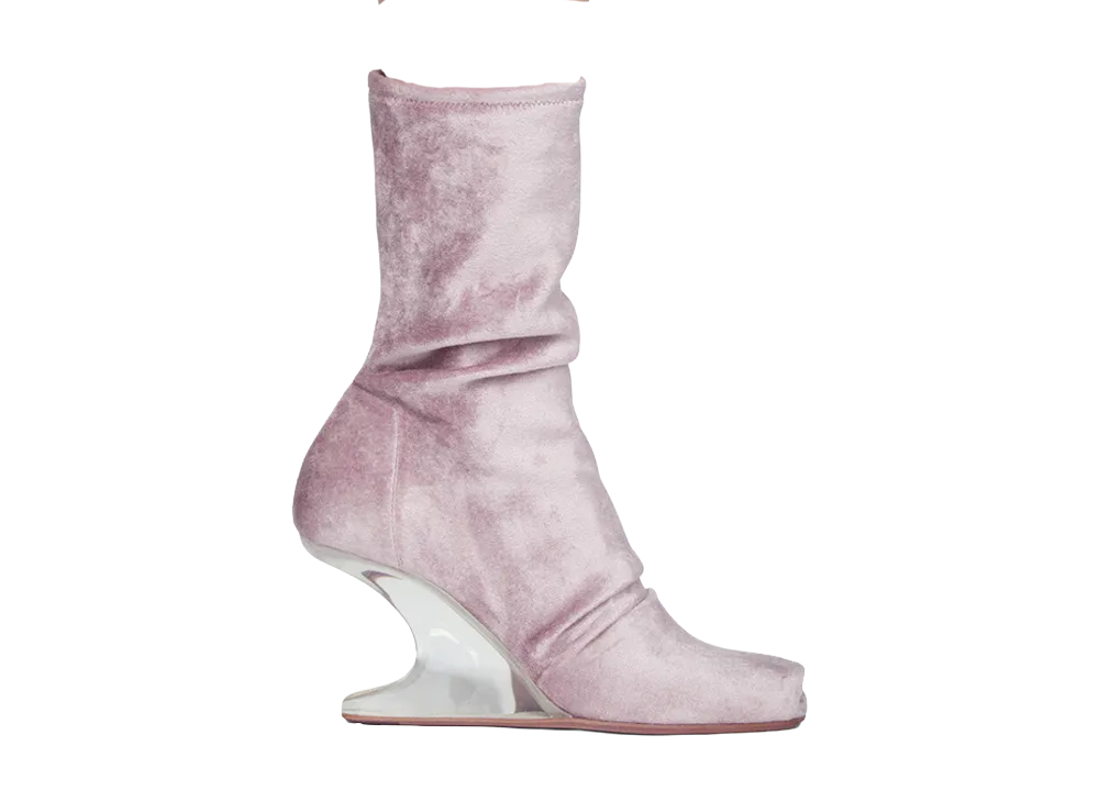 Rick Owens Women's Cantilever 8 Boot "Haze/Clear"
