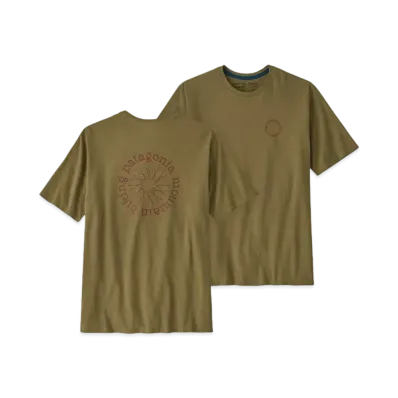 Patagonia Men's Spoke Stencil Responsibili Tee "Khaki"