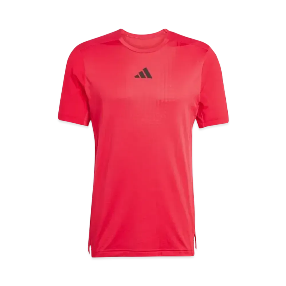 adidas Airchill Short Sleeve T-shirt "Pure Ruby/Better Scarlet"