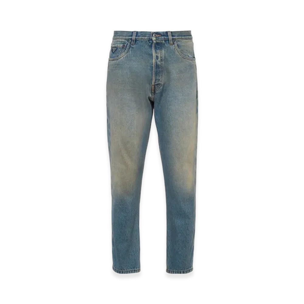 PRADA Five-Pocket Denim Jeans "Light Blue"