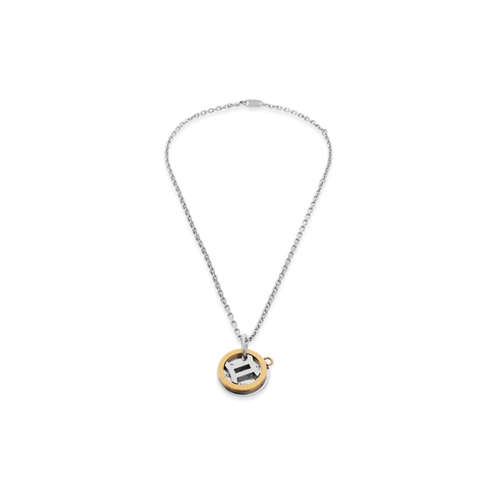 BALENCIAGA Horoscope Gemini Necklace "Gold/Silver"