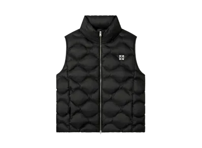 Tory Burch Quilted Nylon Down Vest "Black"