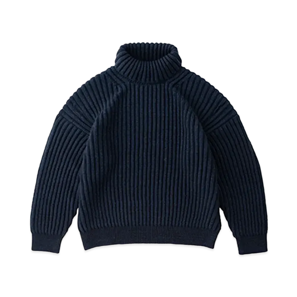 visvim AMPLUS TURTLENECK KNIT "Navy"