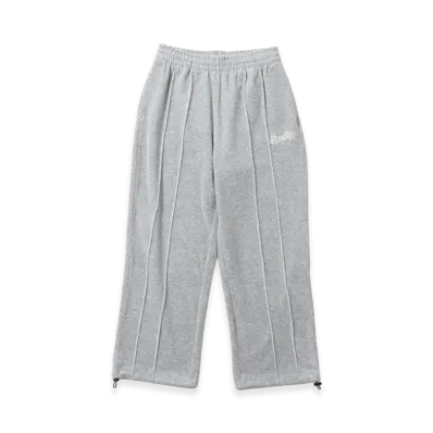 BLESS U Velour Track Pants "Gray"