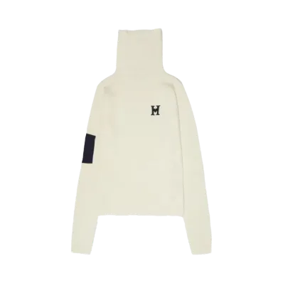HTH ribbed high neck "IVORY"