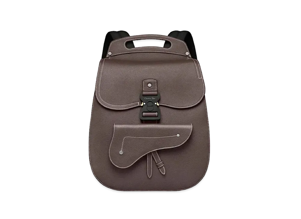 Dior Gallop Backpack Grained Calfskin "Ebony"