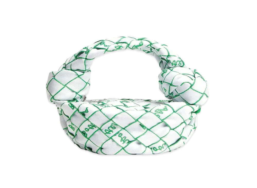 Bottega Veneta Double Knot "White/Parakeet"