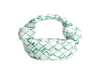 Bottega Veneta Double Knot "White/Parakeet"
