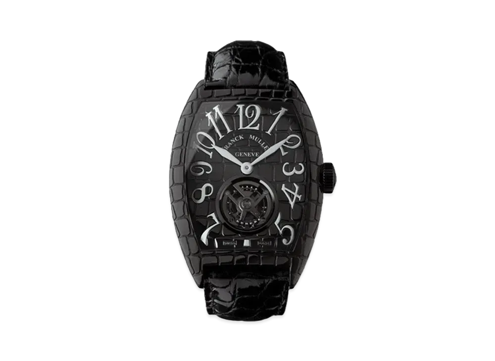 FRANCK MULLER Black Croco Tourbillon